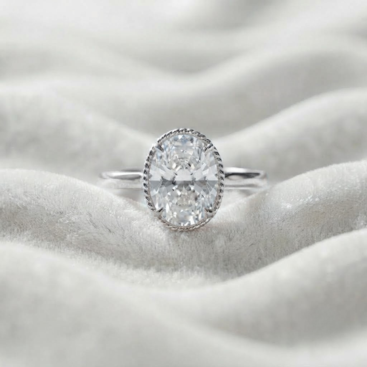 Lab Grown Diamond Engagement Ring
