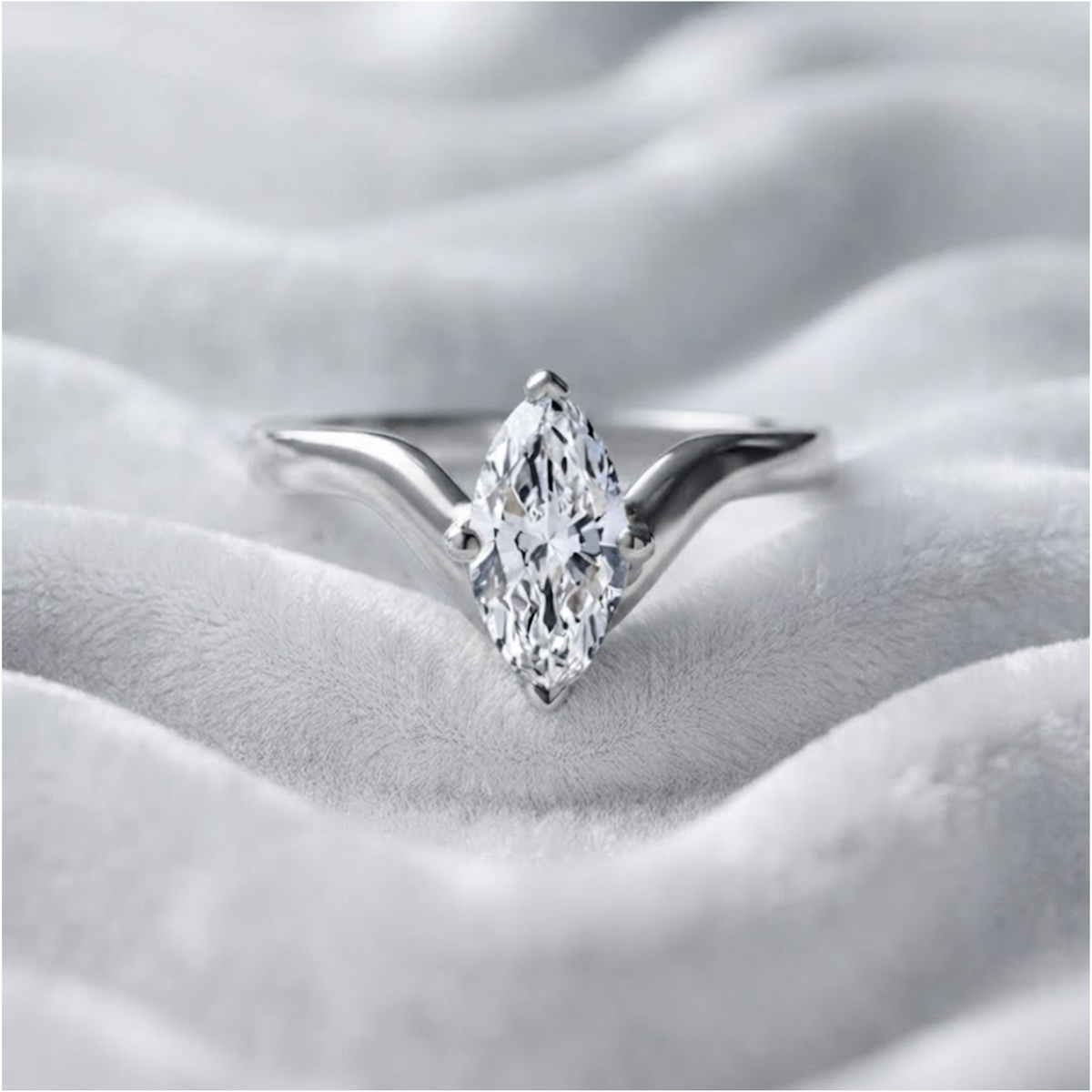 Marquise Cut Diamond Ring