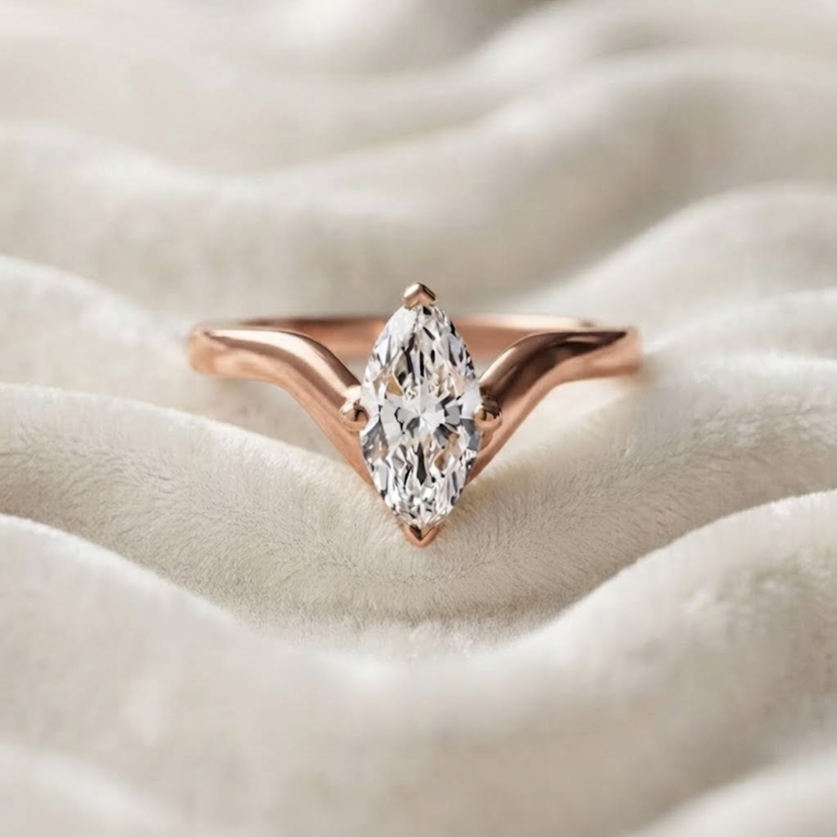 Marquise Cut Diamond Ring