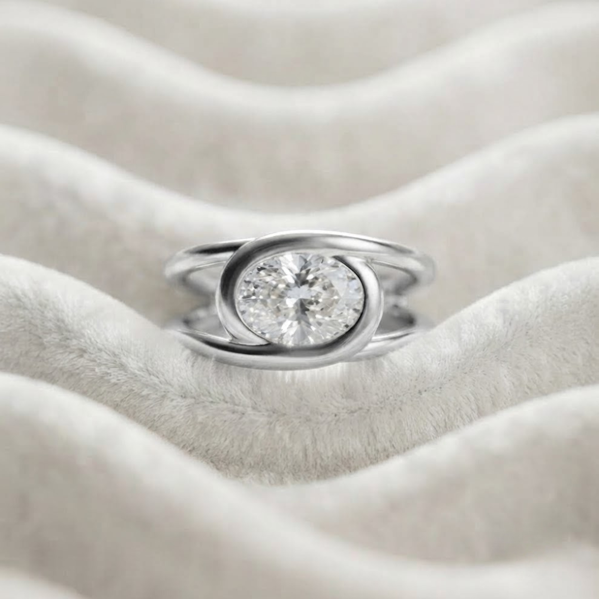 Bezel Set Solitaire Ring