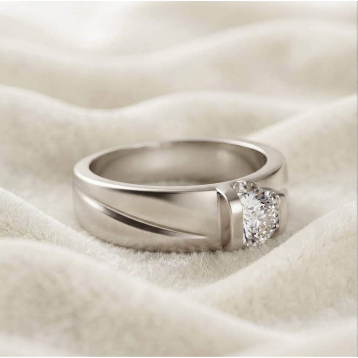 Lab Grown Diamond Men's Ring