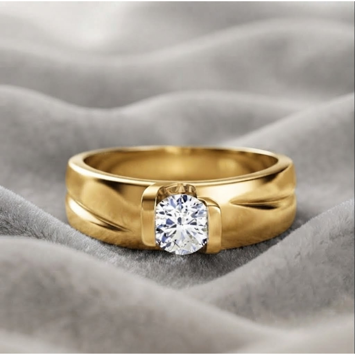 Lab Grown Diamond Men's Ring