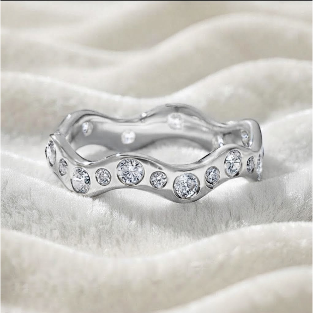 Stacking Full Eternity Ring for Women