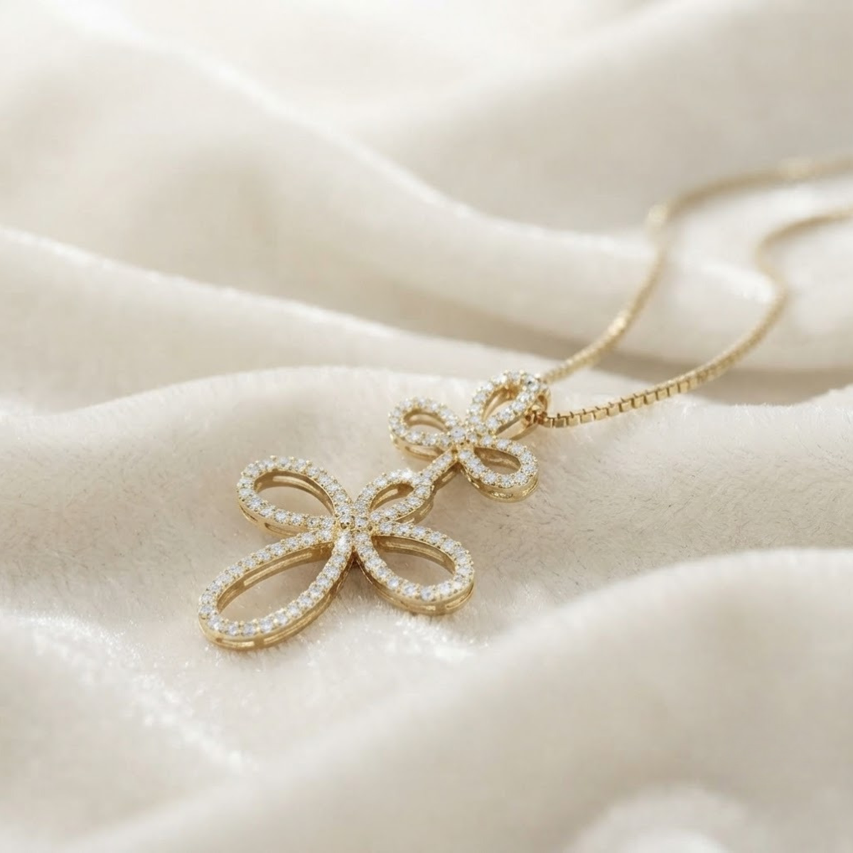 Infinity Cross Pendant
