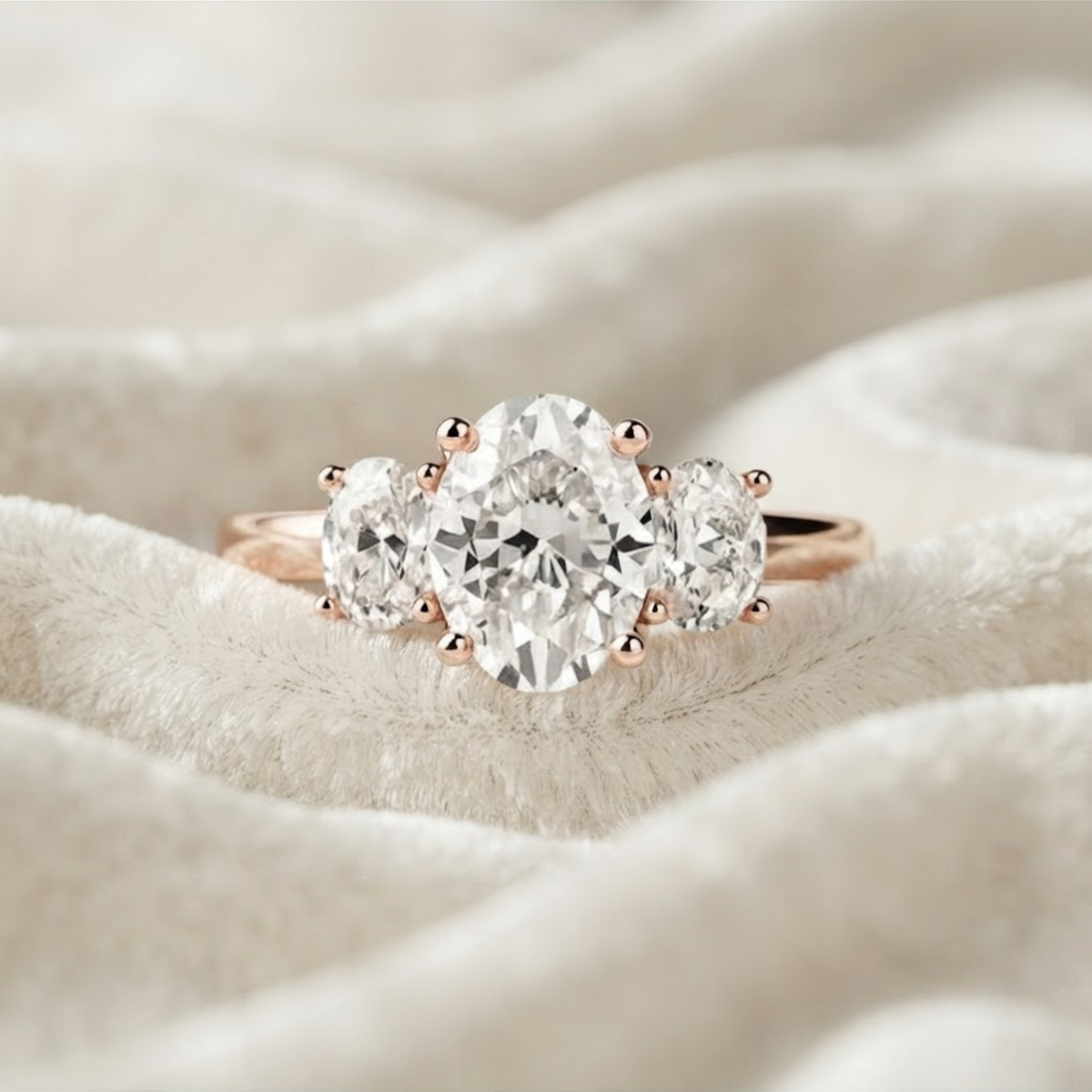 Three Stone Engagement Ring