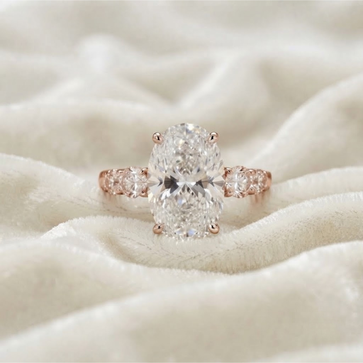 Oval Cut Wedding Ring