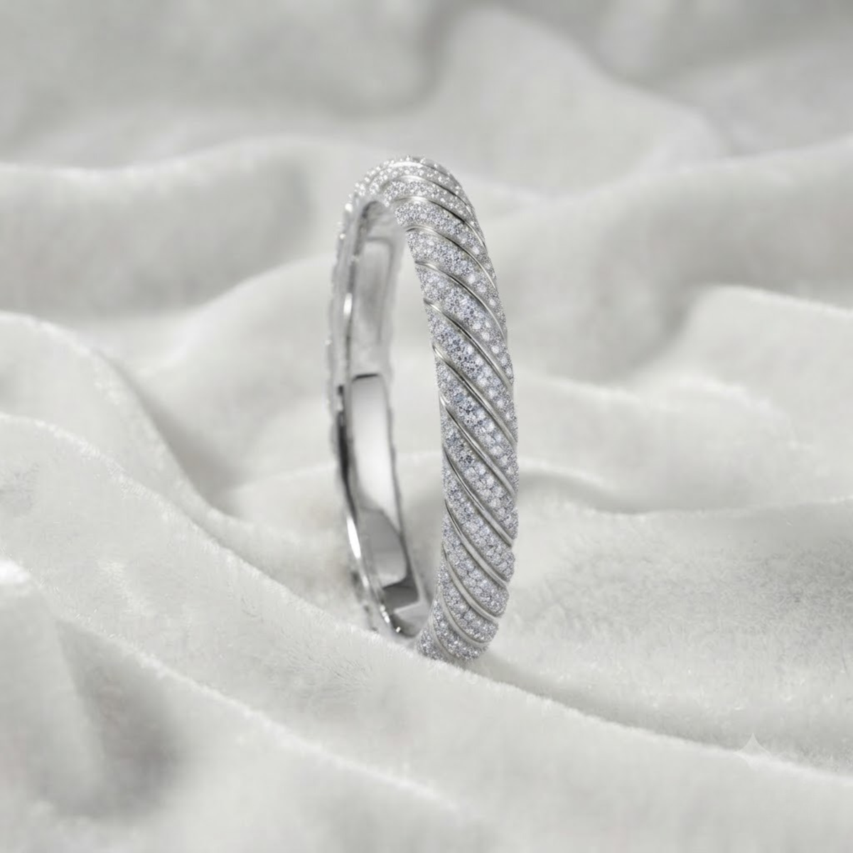Diamond Cuff Bangle for Men