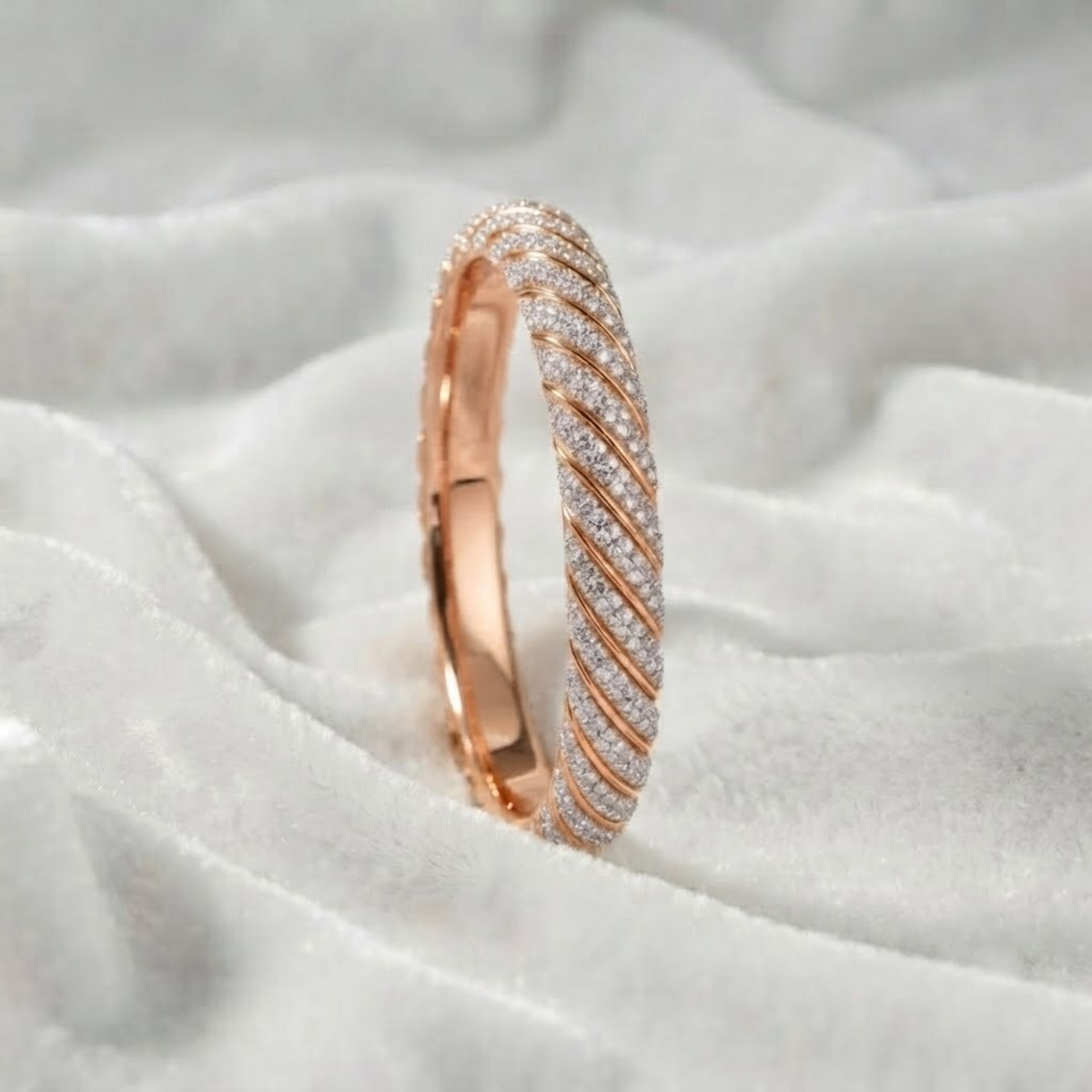 Diamond Cuff Bangle for Men