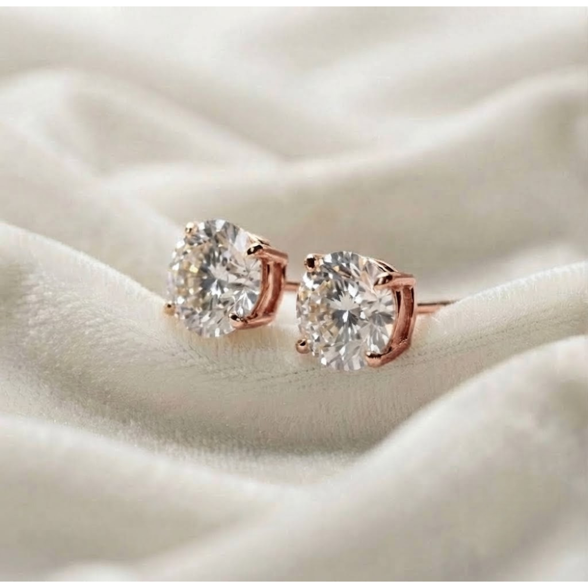 Diamond Stud Earrings