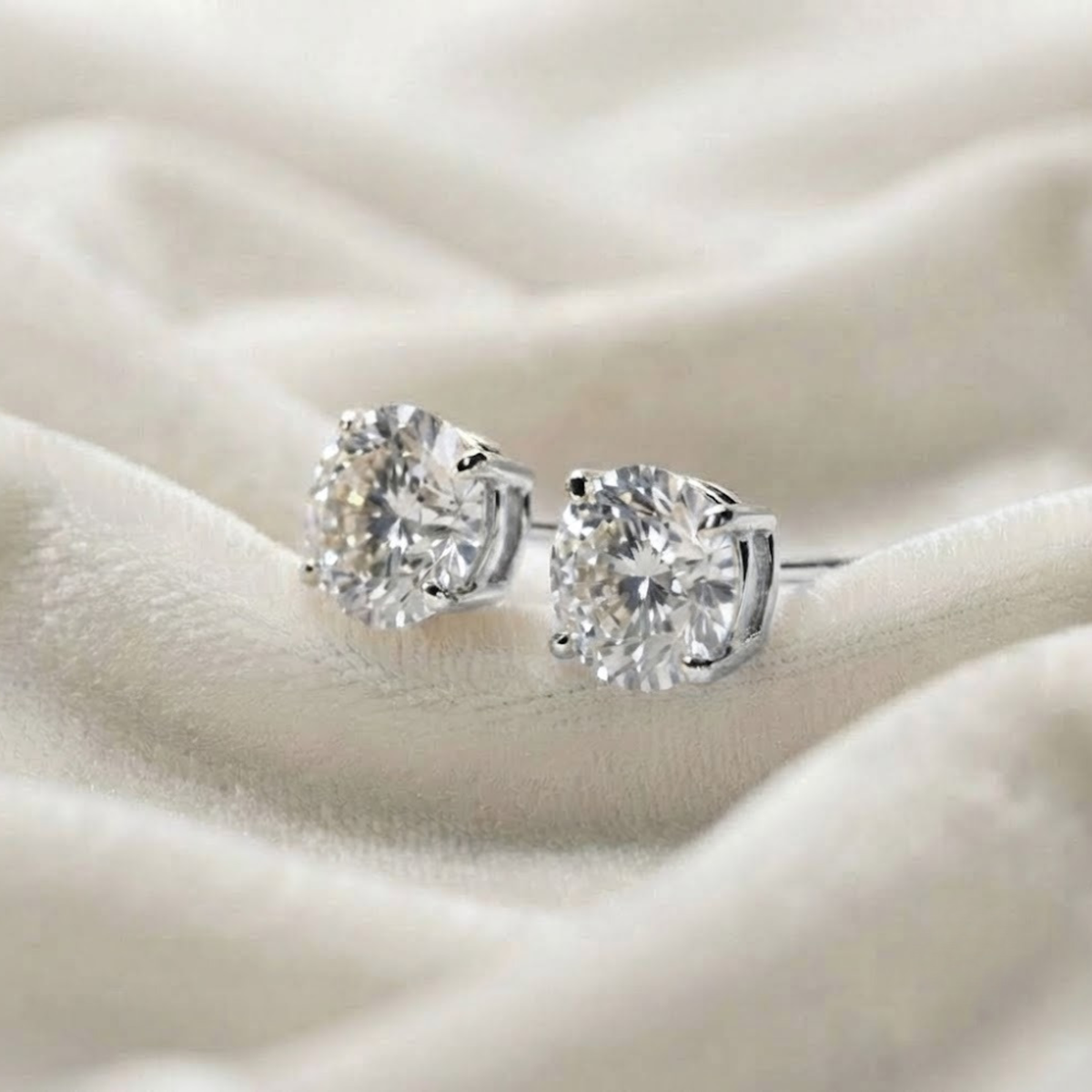 Diamond Stud Earrings