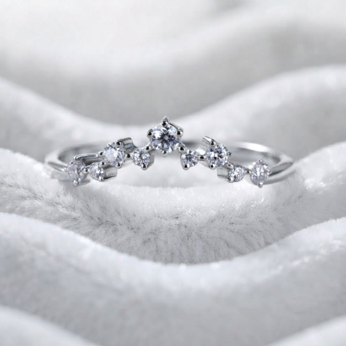 Wedding Band Lab Grown Diamond Stacking Ring