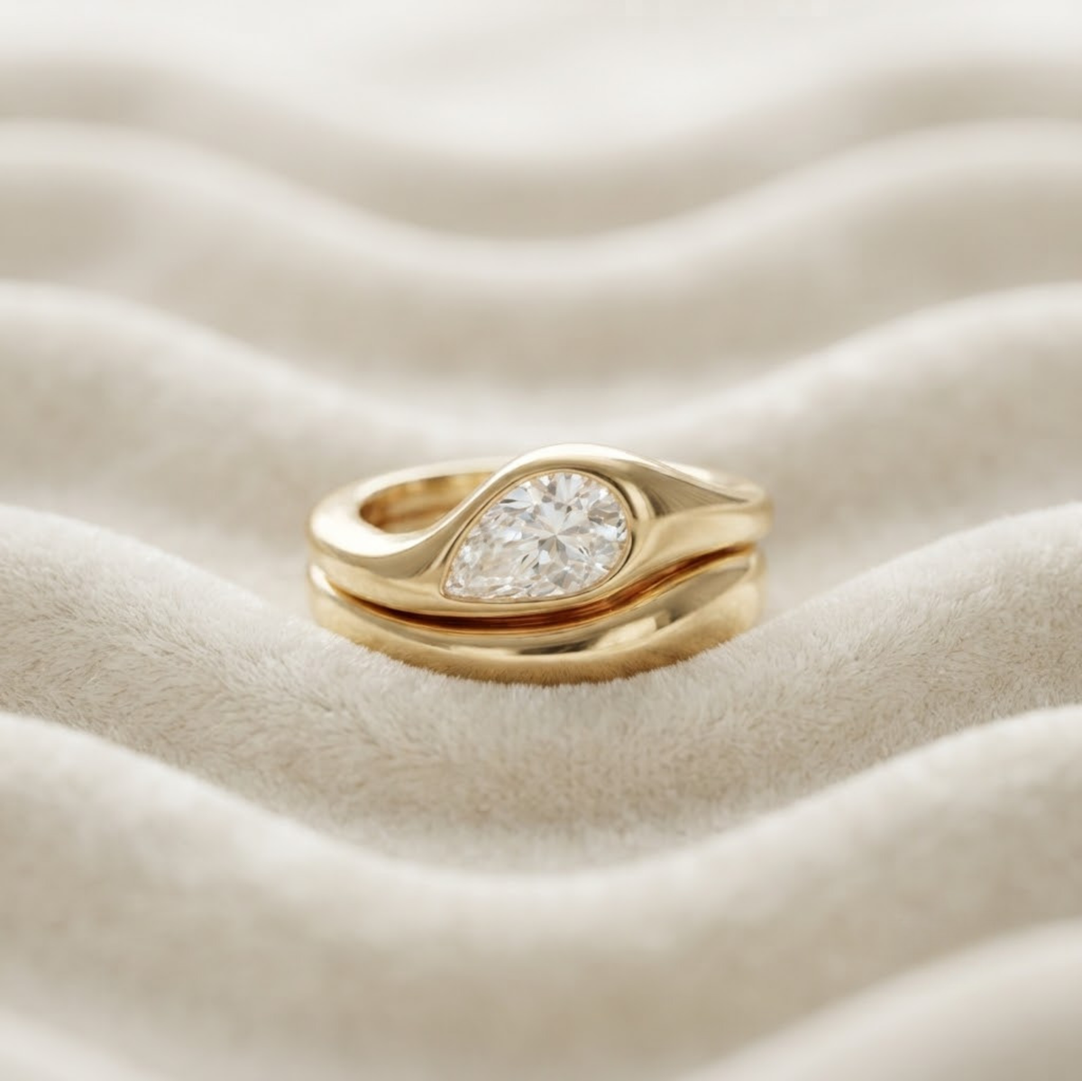 Pear Shaped Engagement Ring