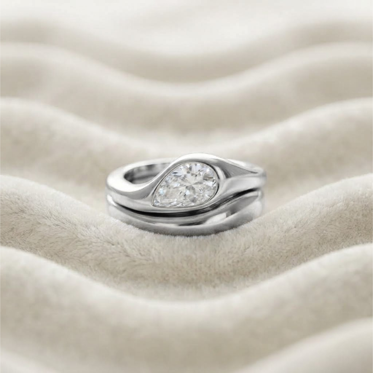 Pear Shaped Engagement Ring