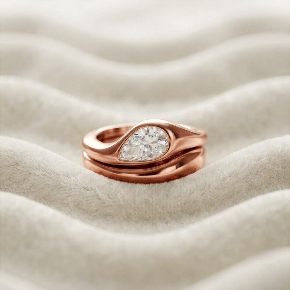 Pear Shaped Engagement Ring