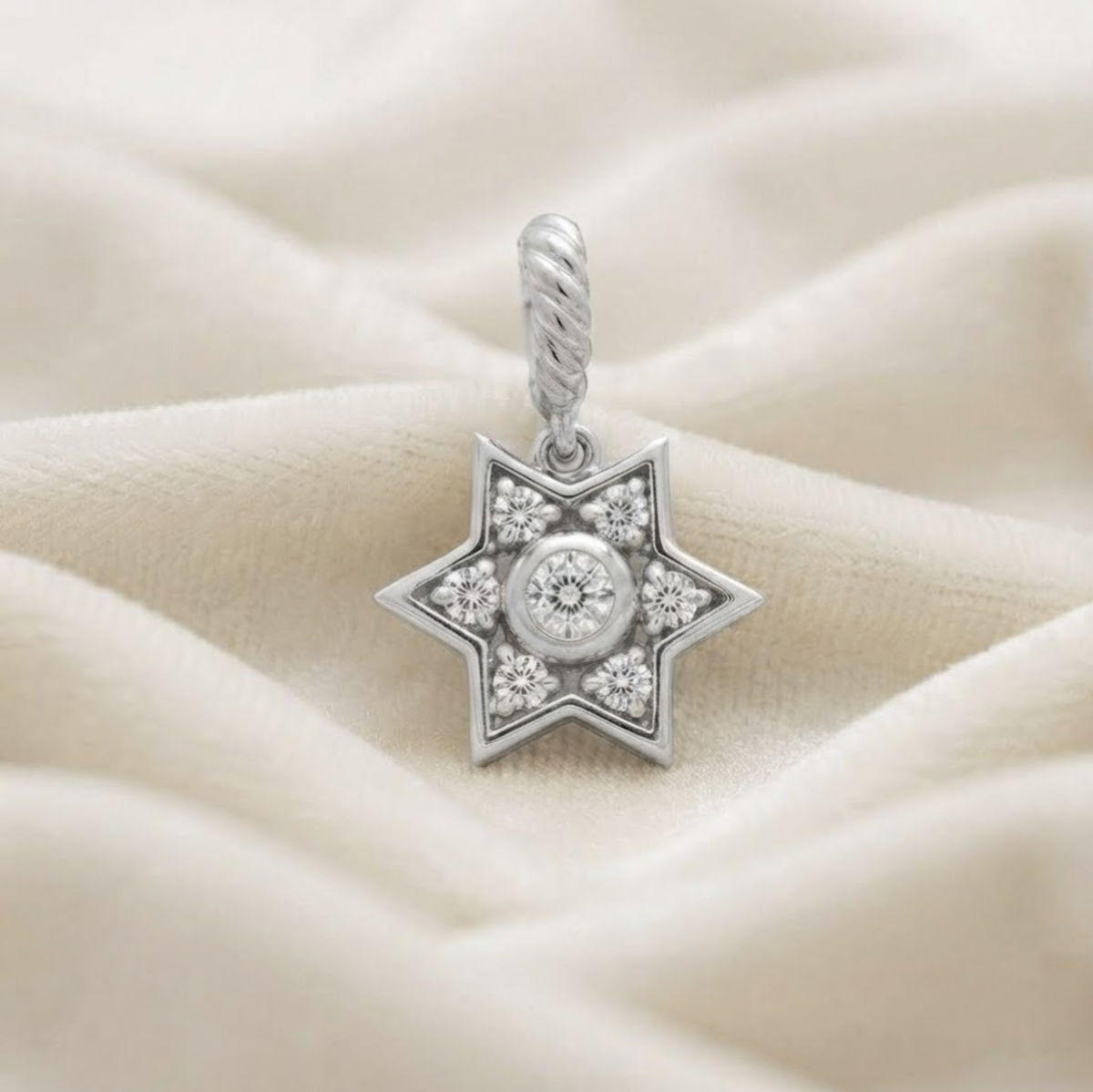 Star Diamond Pendant Necklace