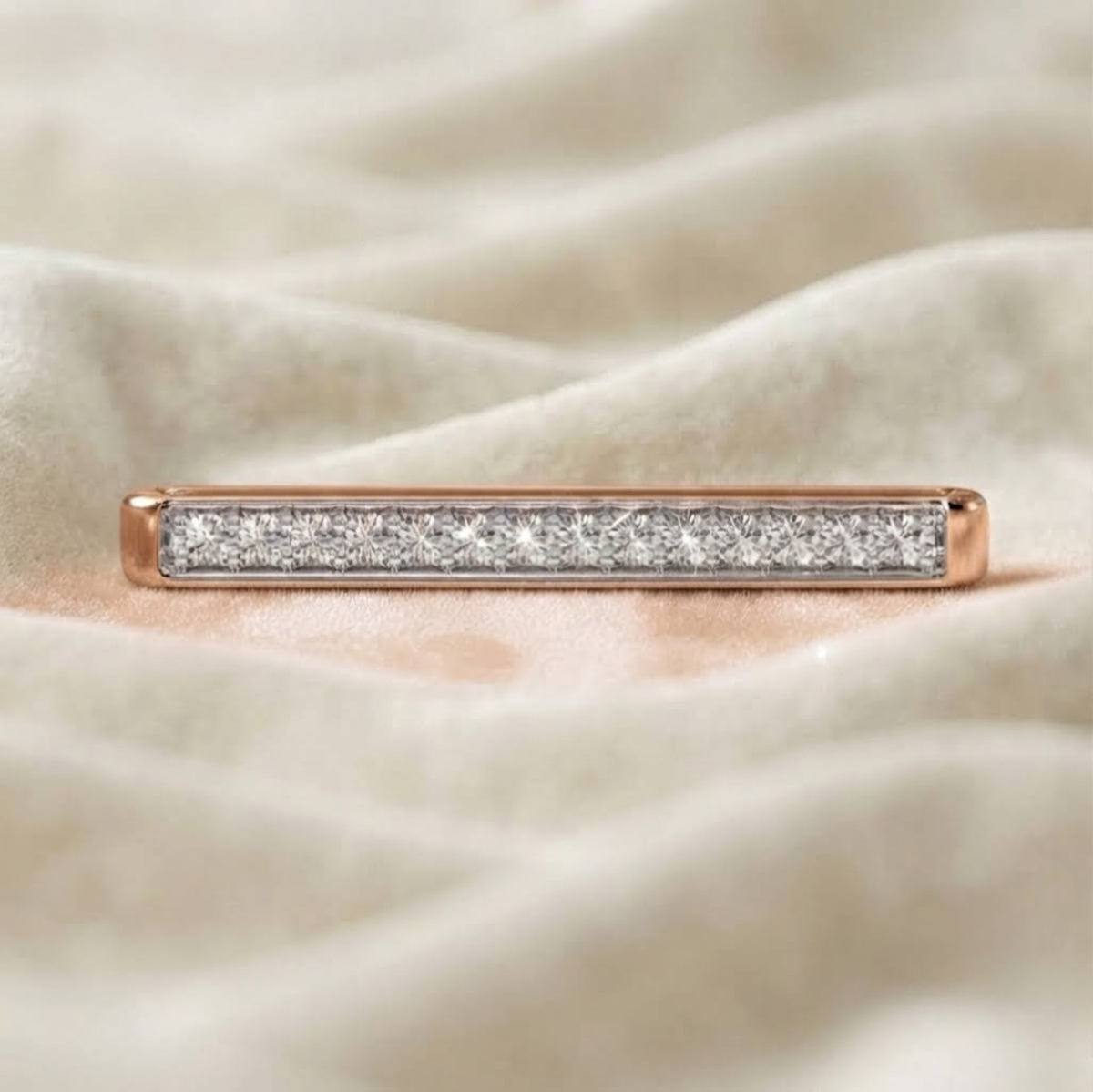 Diamant Apple Watch Band 14K Stapelring & Charm