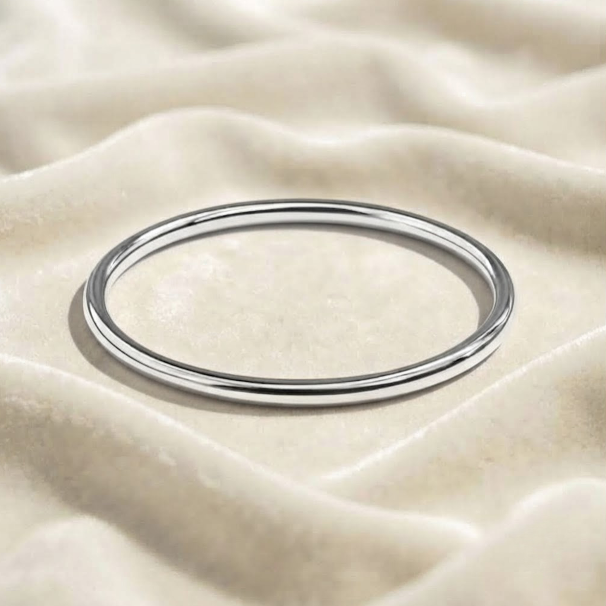 Solid Gold 1mm Thin Wedding Band