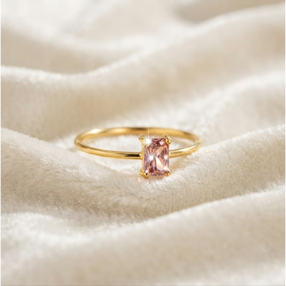 Vintage Style Birthstone Ring