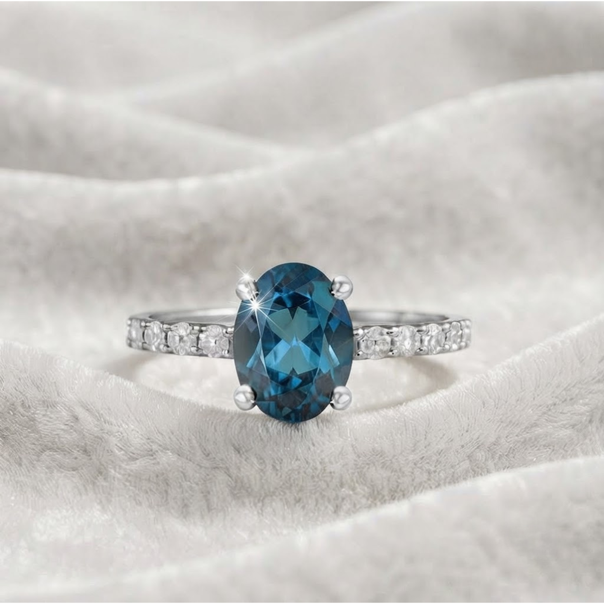 Sapphire Engagement Ring