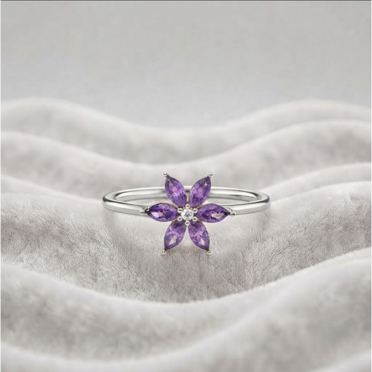 February Birthstone Ring