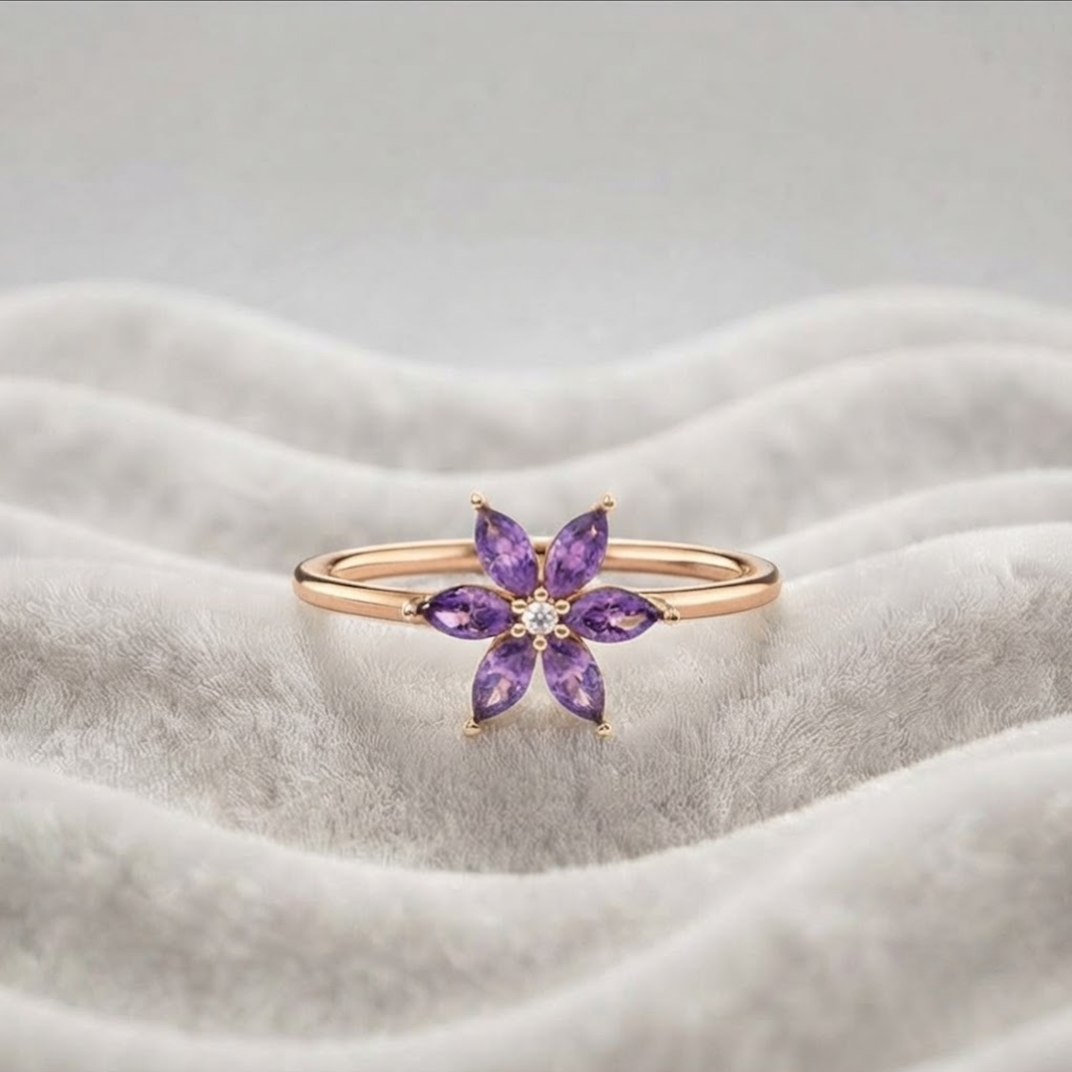 February Birthstone Ring