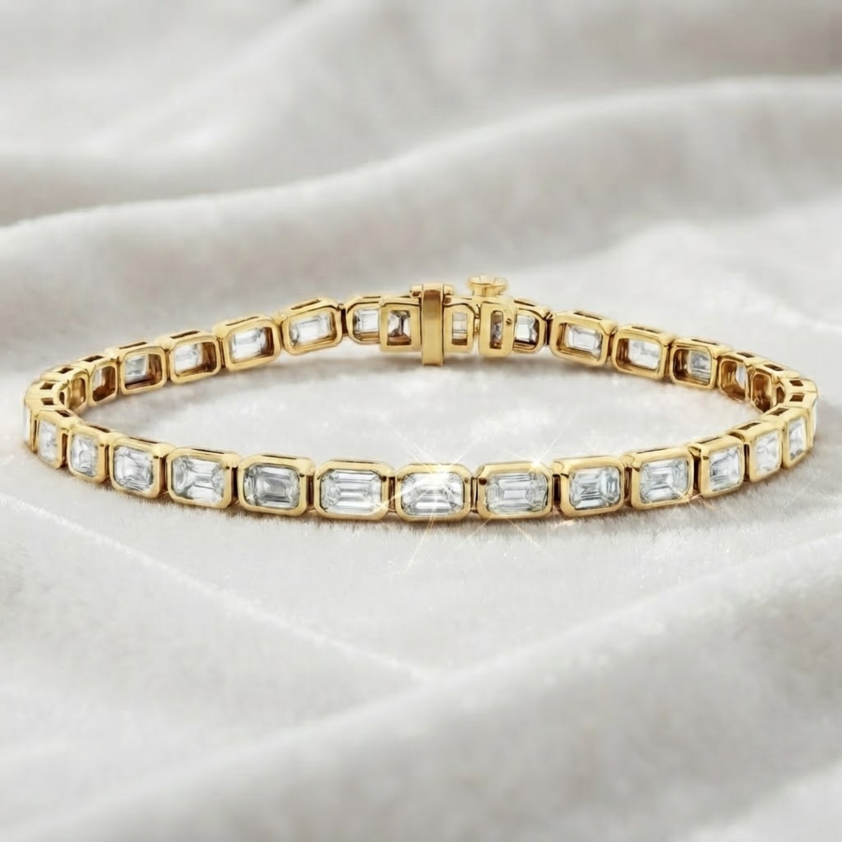 Lab Grown Diamond Tennis Bracelet