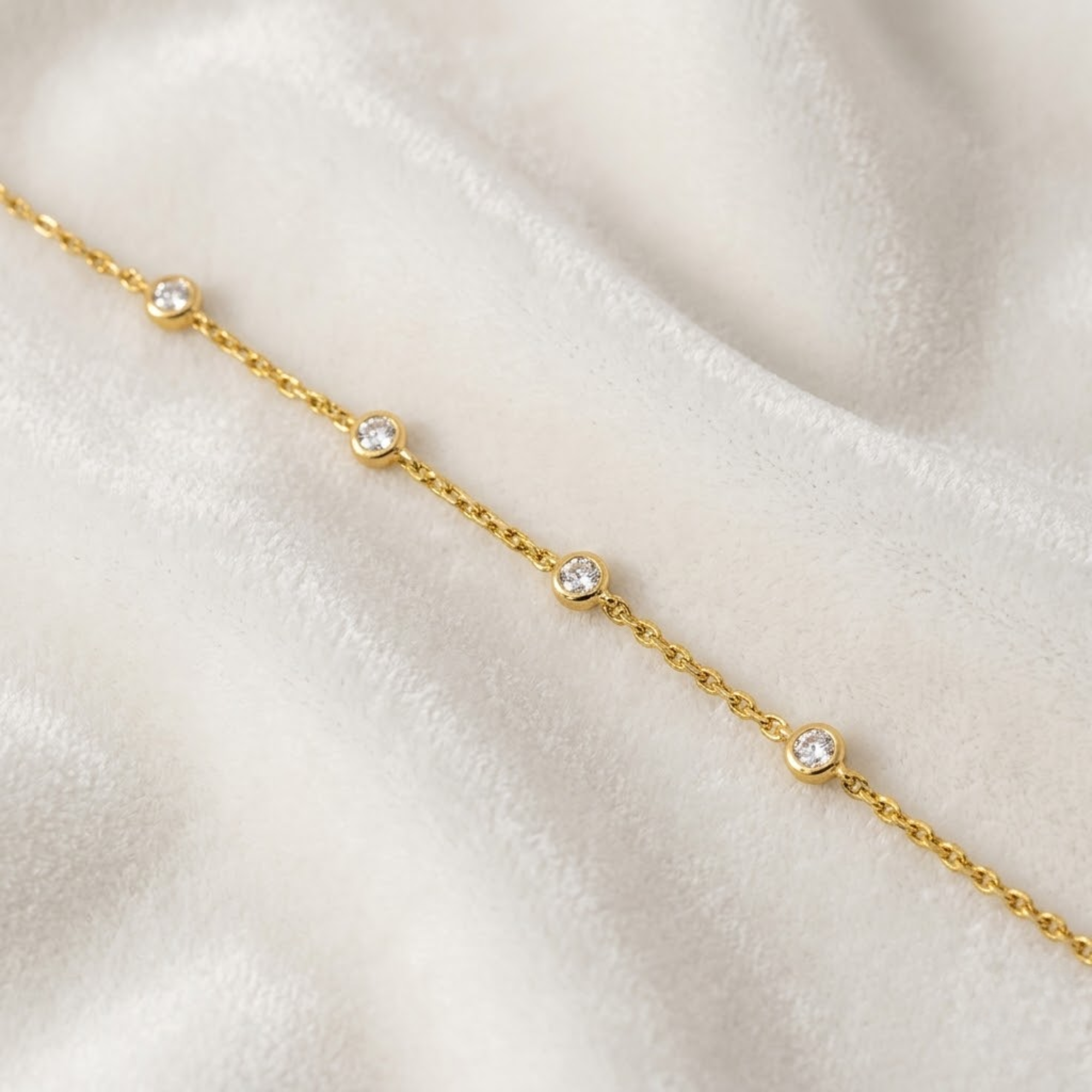 Lab Grown Diamond Bezel Bracelet