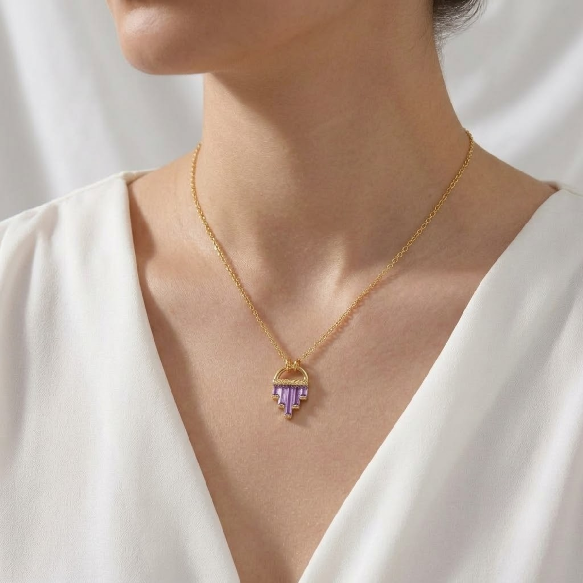 Gemstone Pendant Sapphire Pendant