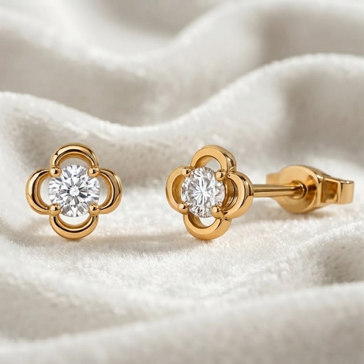 Classic Dainty Stud Earrings for Women