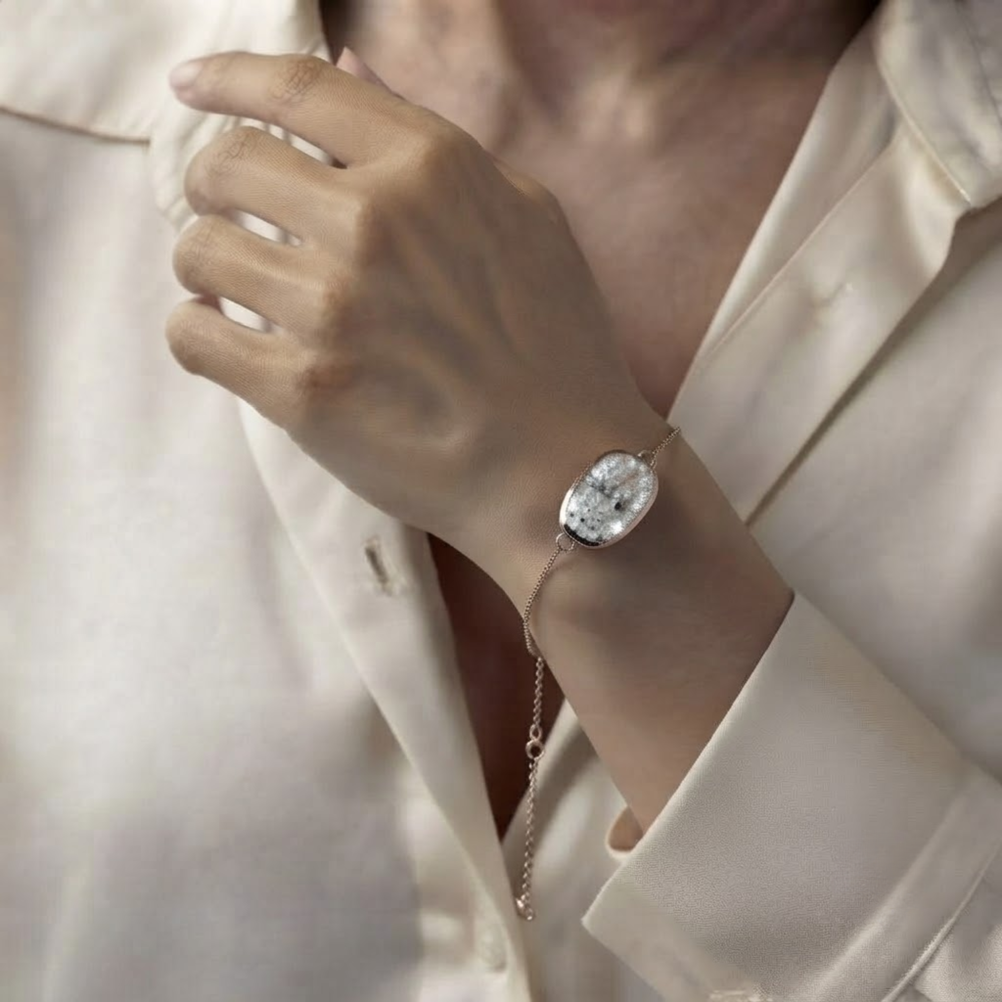 Bezel Setting Diamond Bracelet