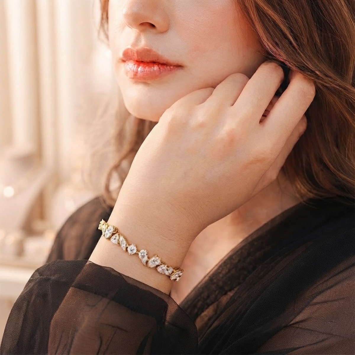 Tennis Bracelet Multishape Lab Grown Diamond