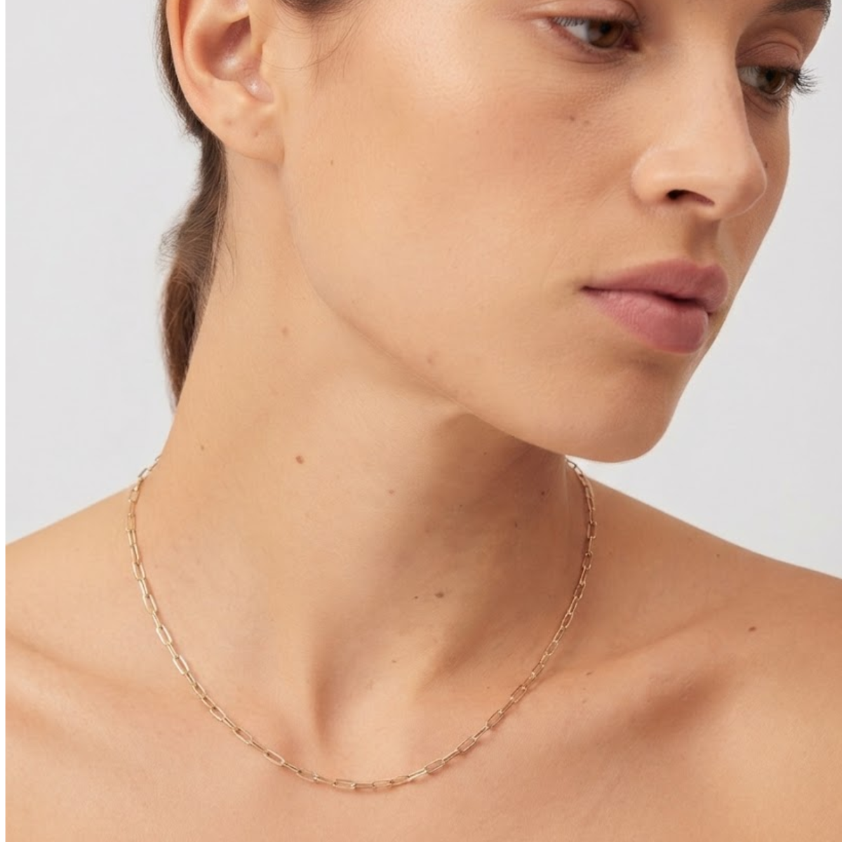 Bold Oval Link Chain Necklace