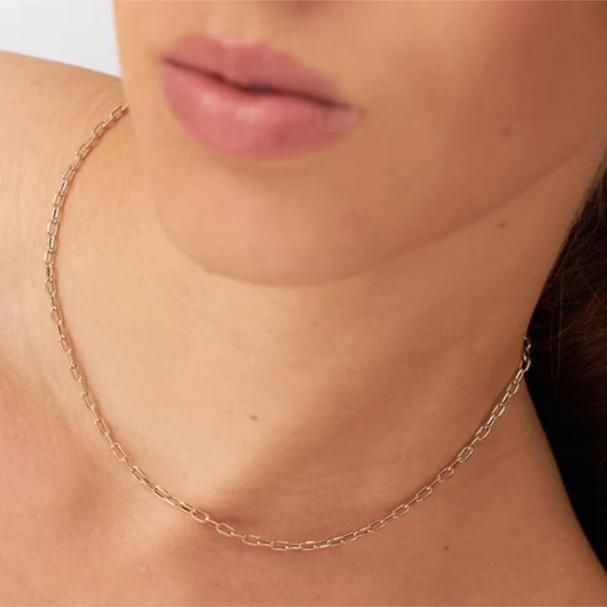 Bold Oval Link Chain Necklace