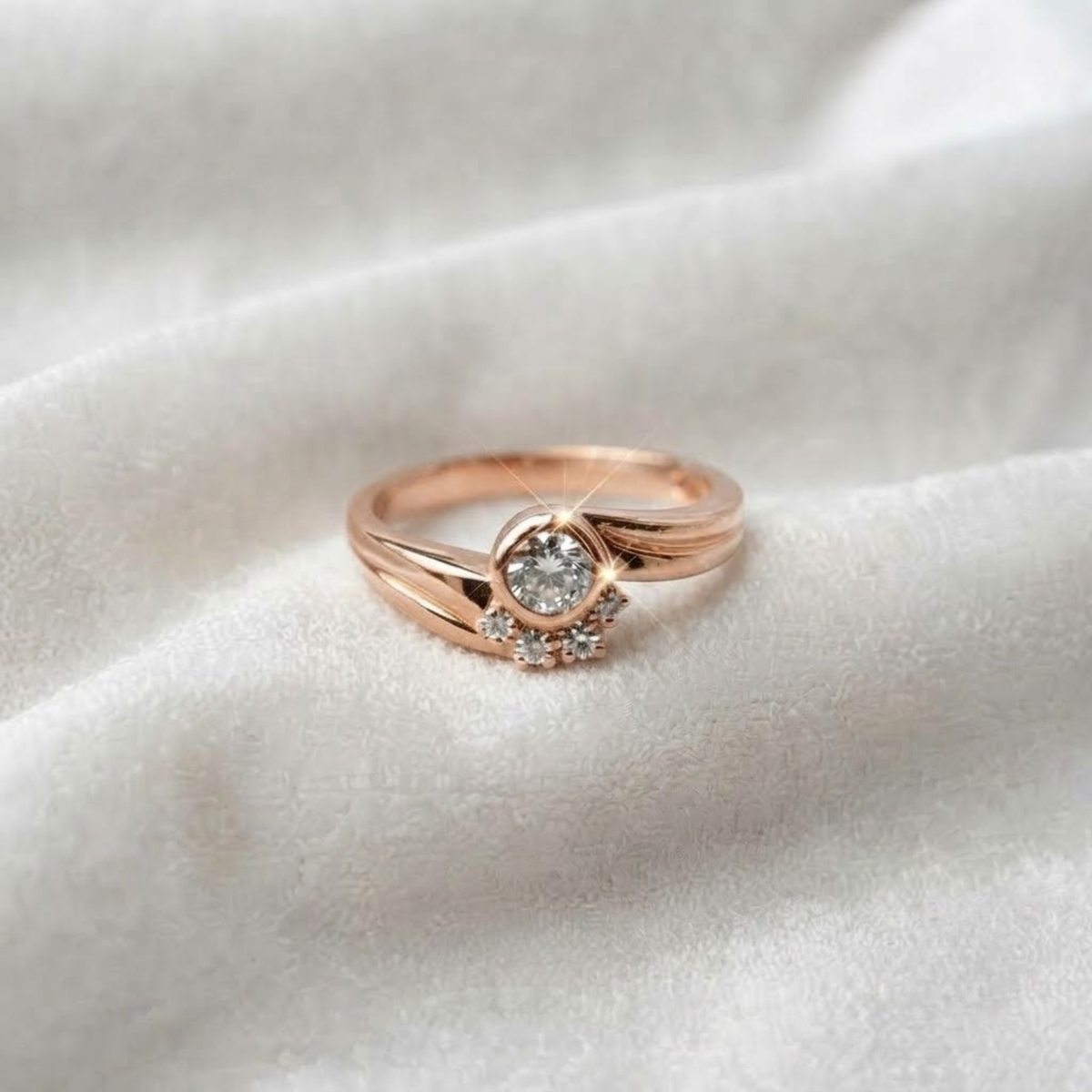 Bezel Diamond Ring