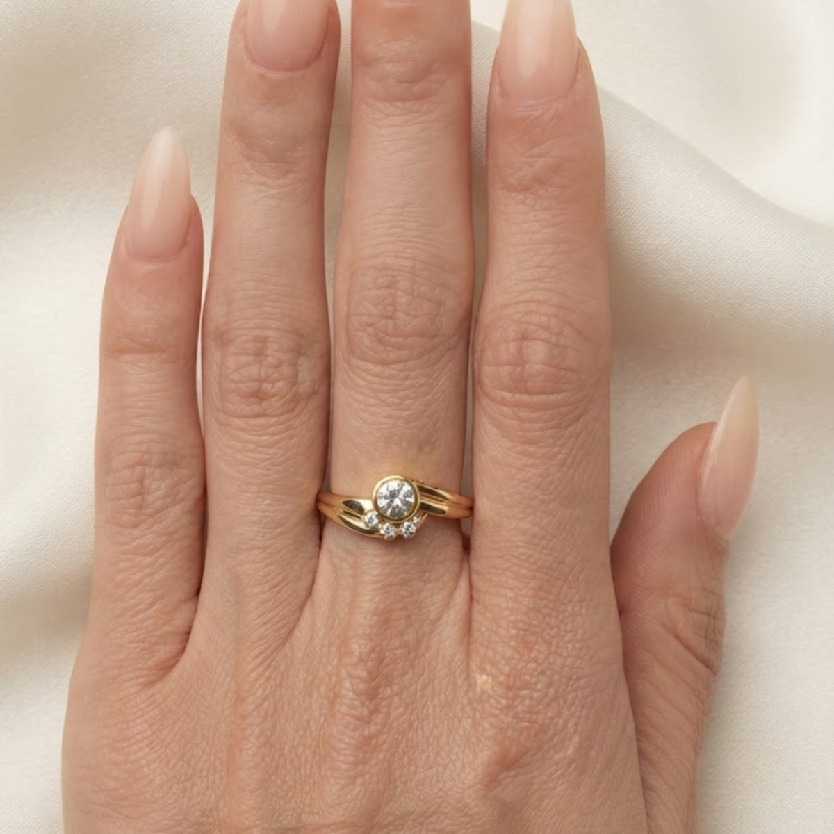 Bezel Diamond Ring