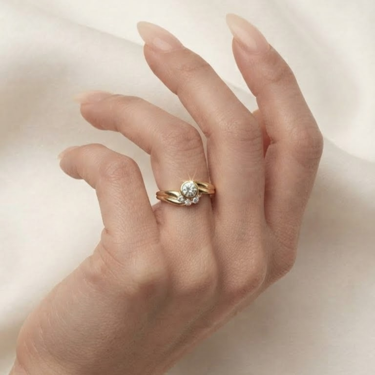 Bezel Diamond Ring