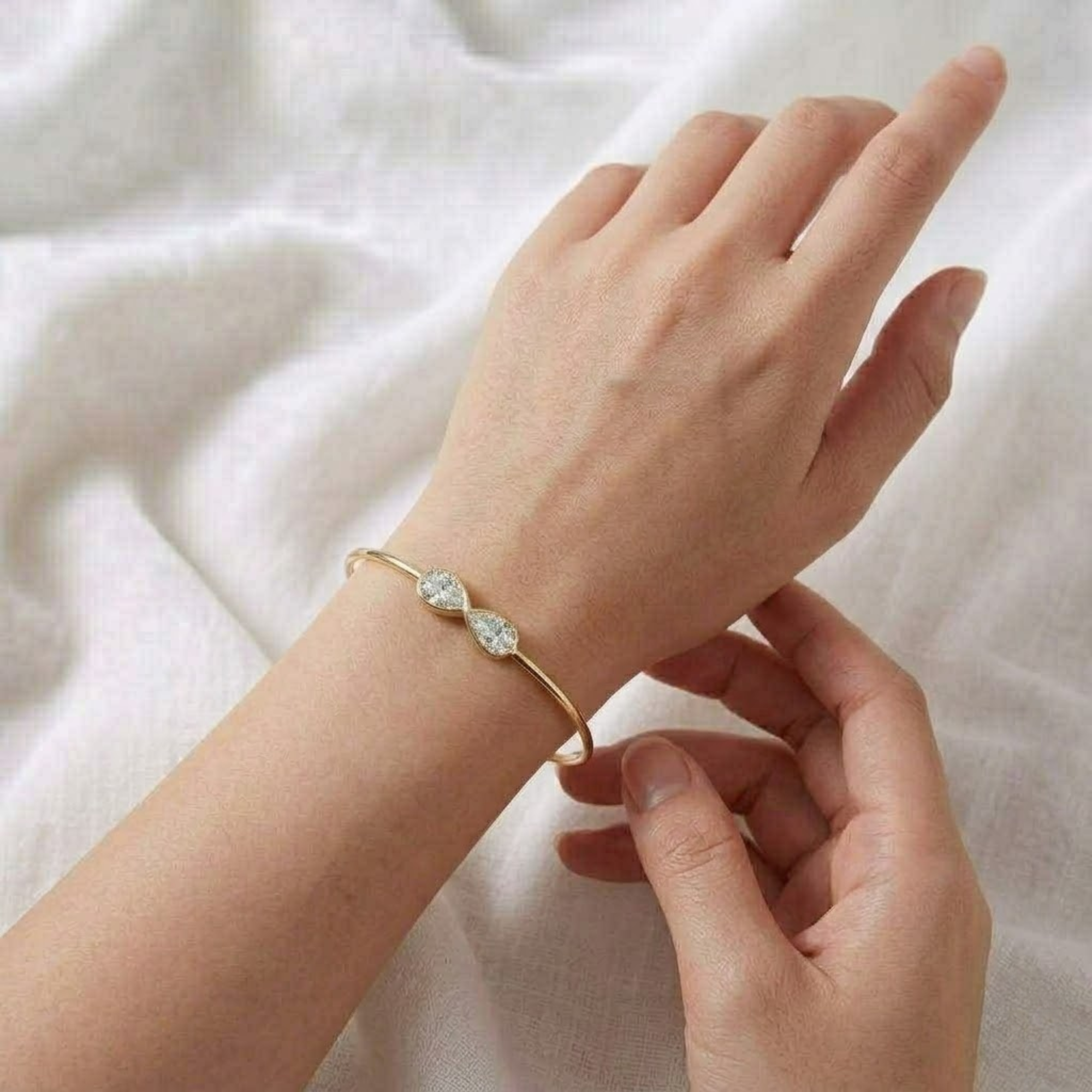 Infinity Toi Et Moi Cuff Bracelet