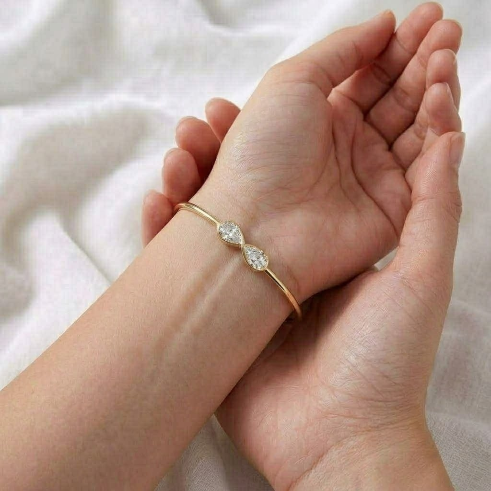 Infinity Toi Et Moi Cuff Bracelet