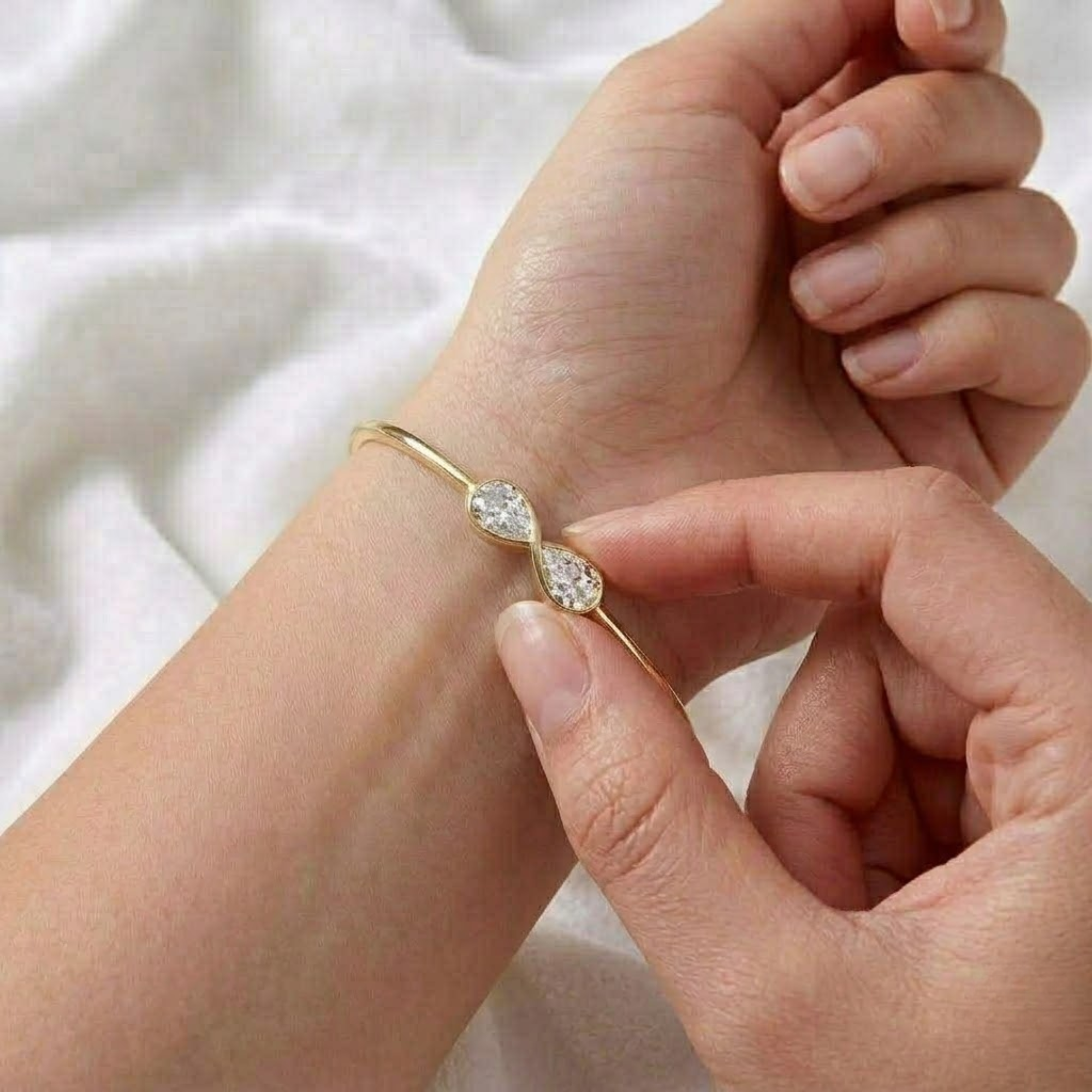Infinity Toi Et Moi Cuff Bracelet
