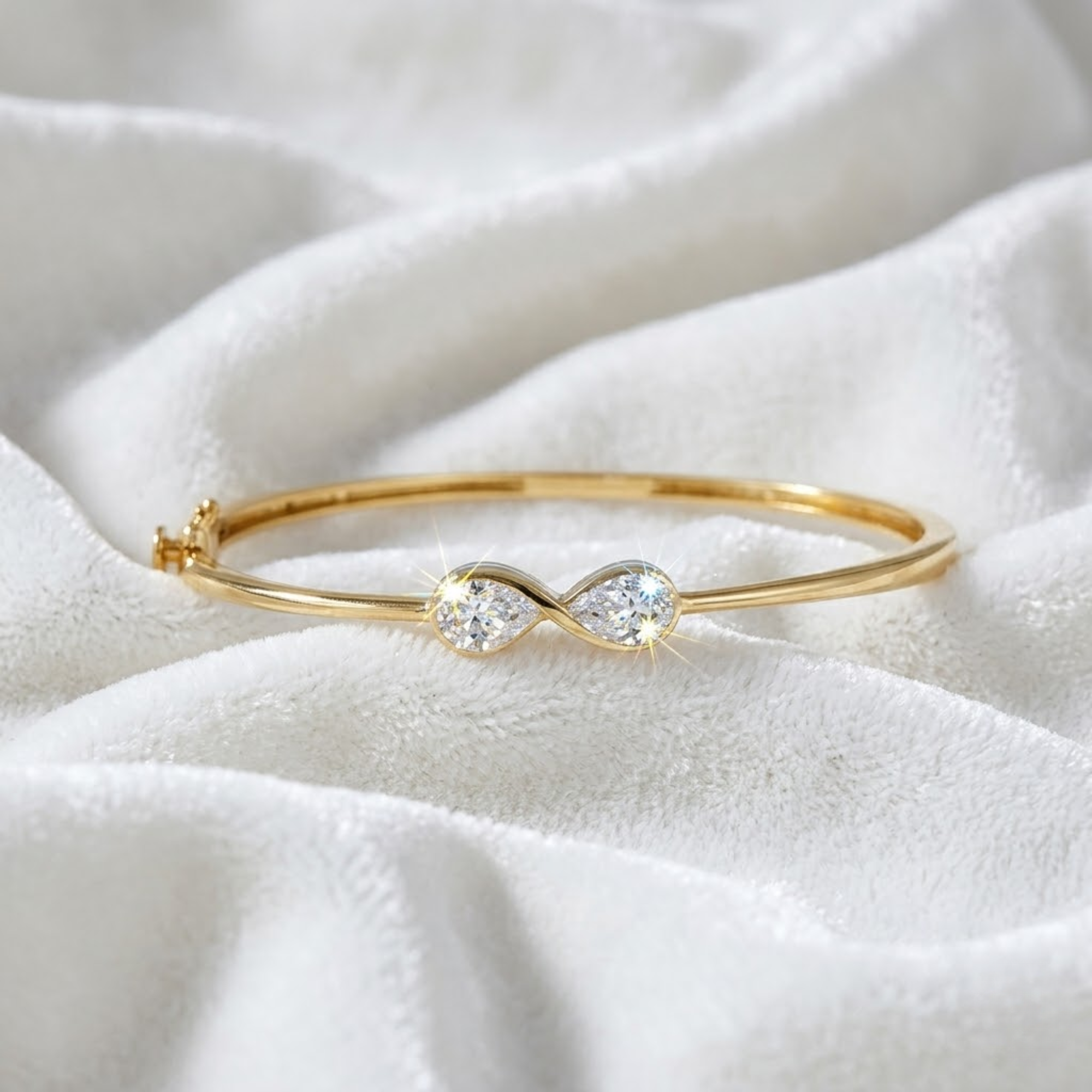 Infinity Toi Et Moi Cuff Bracelet