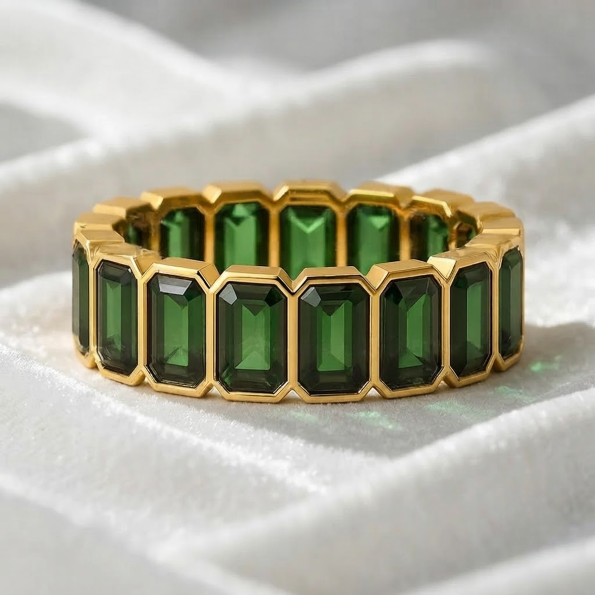Gemstone Ring May Birthstone Anniversary