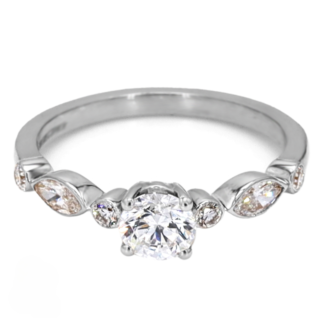 14k Solid Gold Lab Grown Diamond Engagement Ring