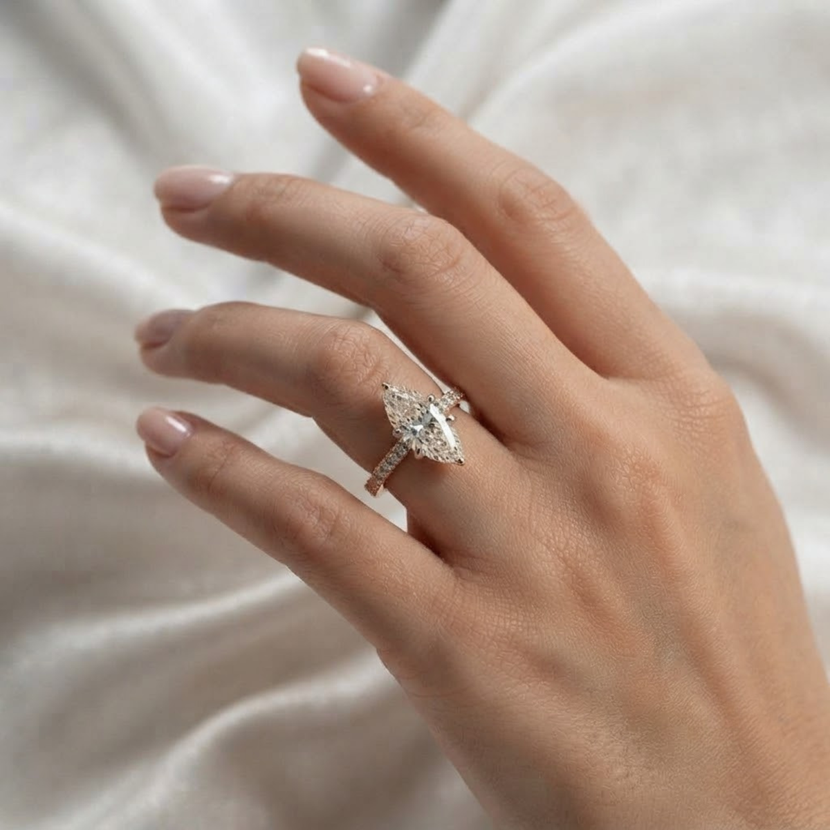 Marquise Cut Lab Grown Diamond