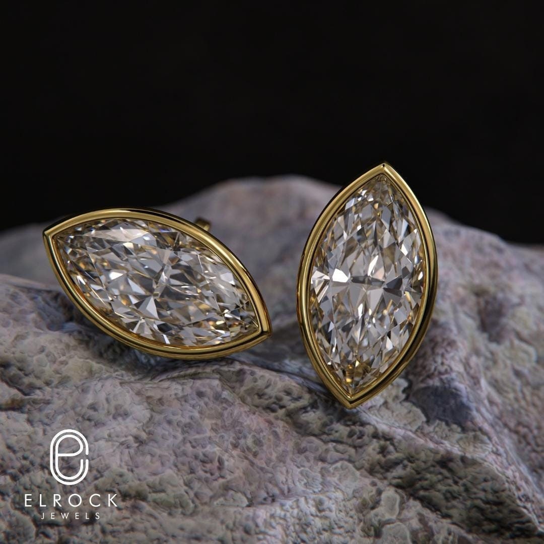 Marquise Diamond Earrings