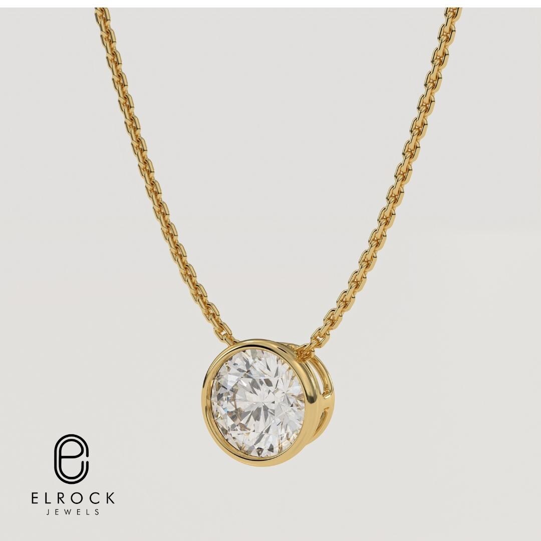 Round Diamond Pendant