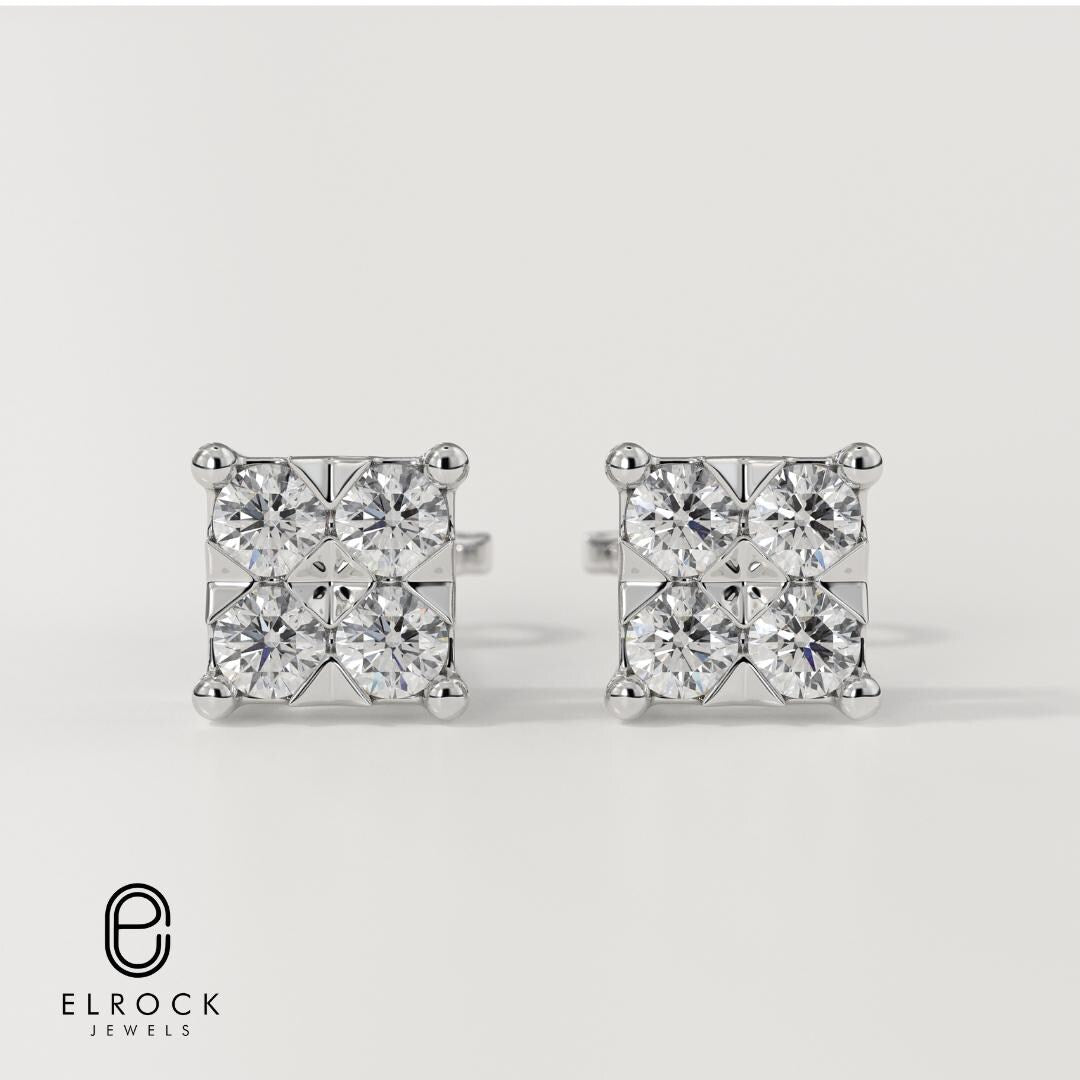 Diamond Stud Earrings