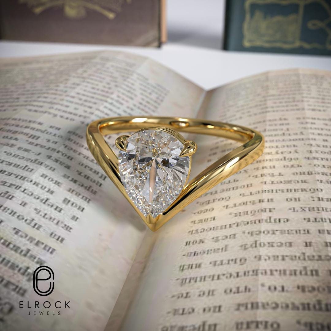 Pear Cut Lab Grown Diamond
