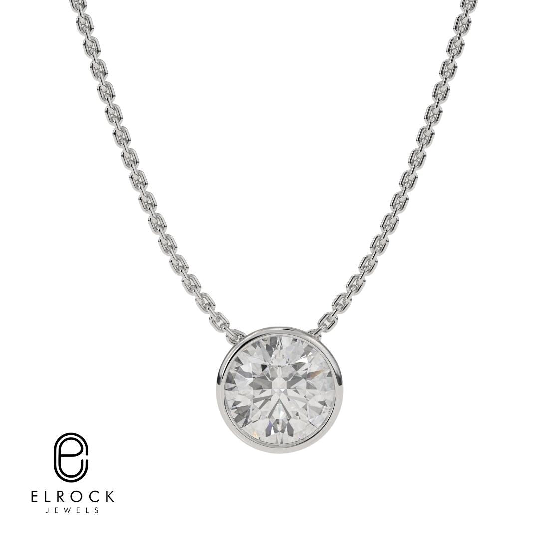Round Diamond Pendant