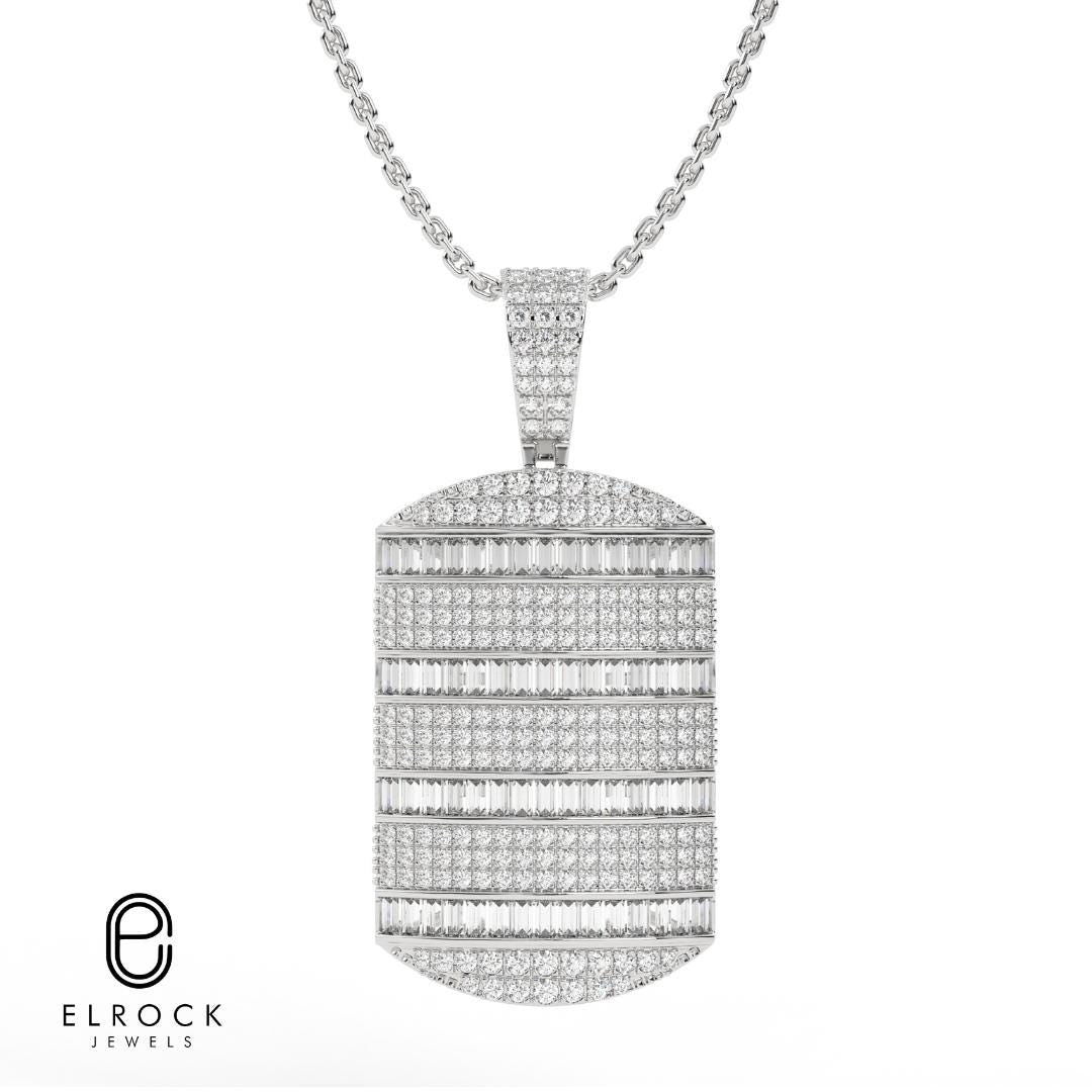 14K Gold Dog Tag