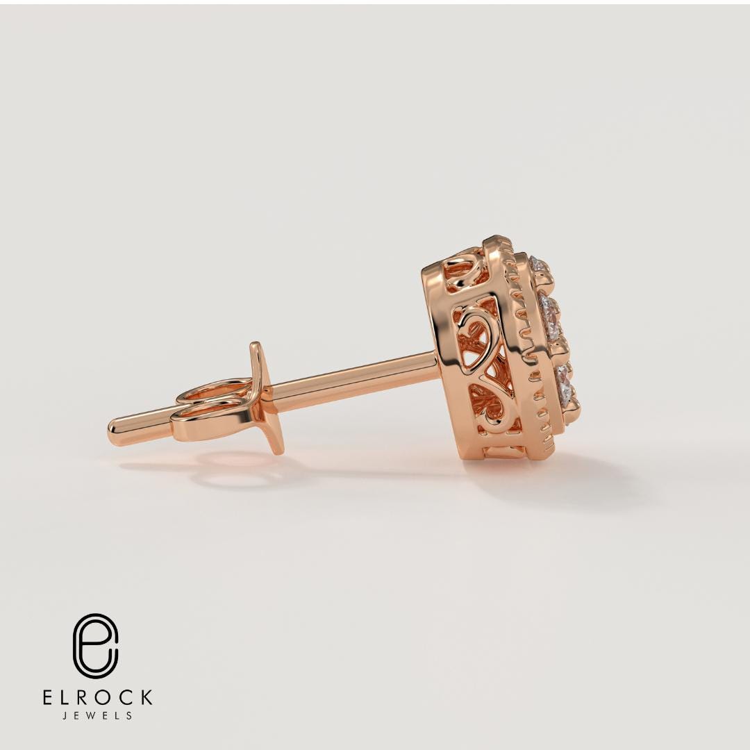 Cluster Stud Earrings